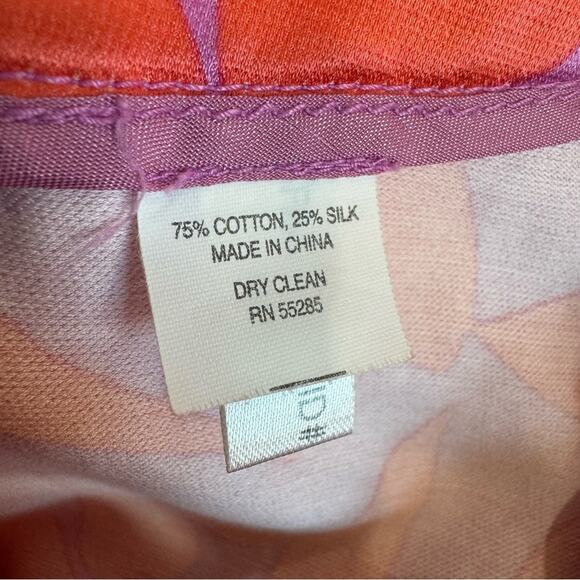 Silk Vintage Skirt Jeweled A Line Belted Clasp Size 6 - Picture 12 of 15